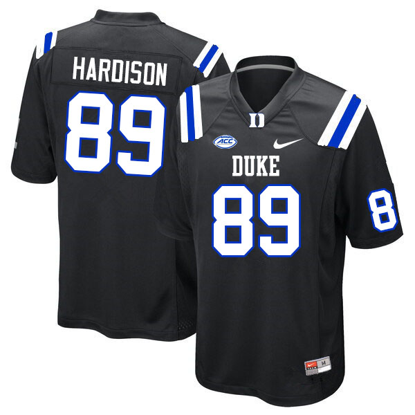 Duke Blue Devils #89 Joe Hardison College Football Jerseys Sale-Black